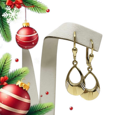 Penny dangling earrings