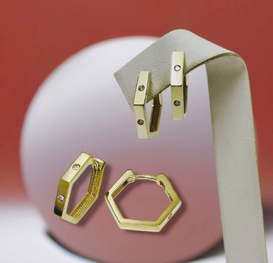 Hexa earrings