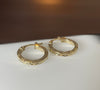 Small hoop earrings
