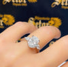Bague de fiançailles ovale