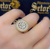 Baguettes in circle ring
