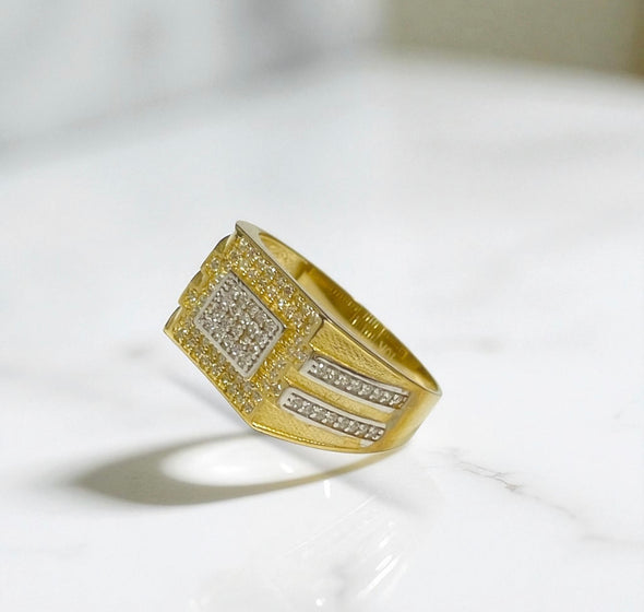 Bague homme en or