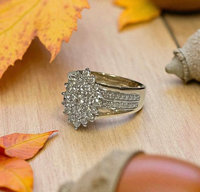 Autumn diamond ring