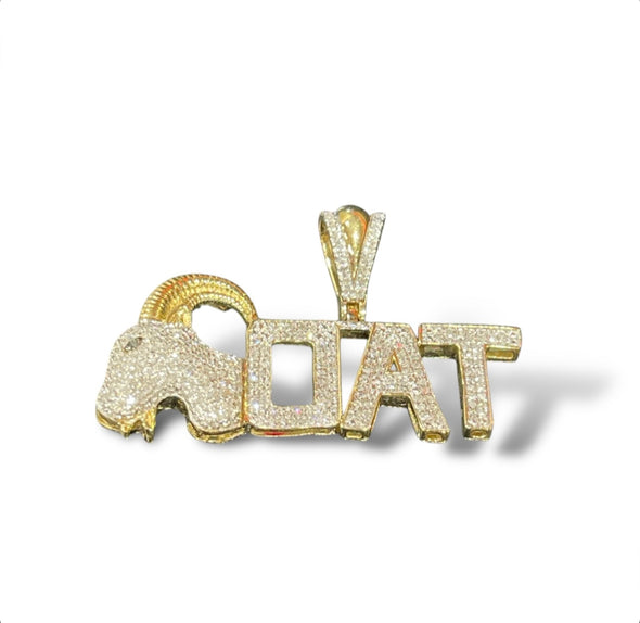 Goat diamond pendant