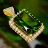 Emerald green pendant