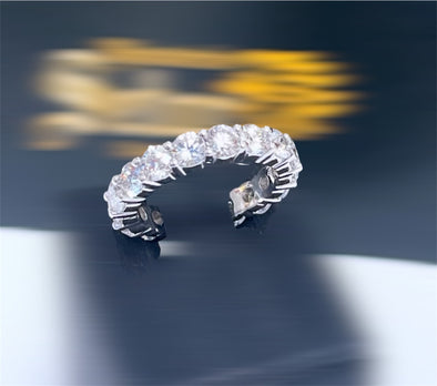 Lab grown diamond eternity band