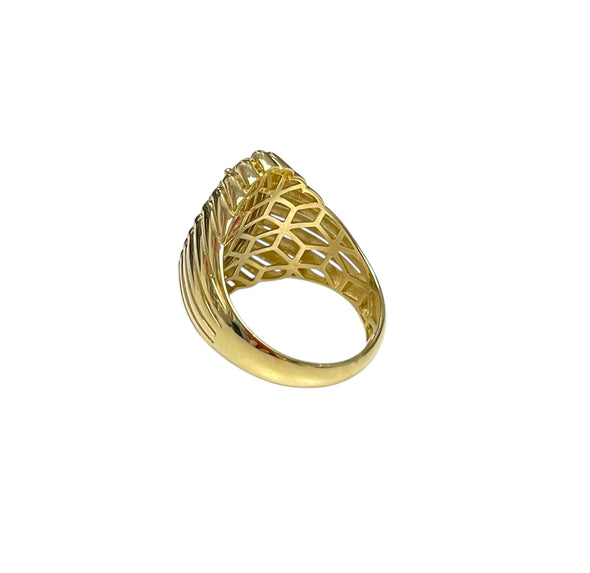 Marquise cabochon ring