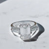 Sisi platinum ring