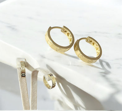 Lovely huggies earrings