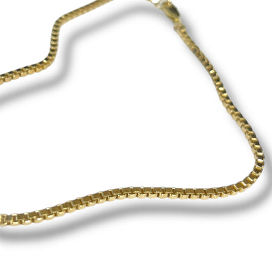 Cubic link ankle chain