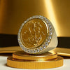 Gold King George coin ring