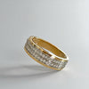 Lab grown diamond band