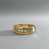 Lab grown diamond band