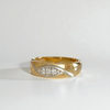 Lab grown diamond band