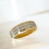 Lab grown diamond band