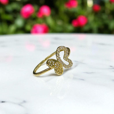 Bague papillon