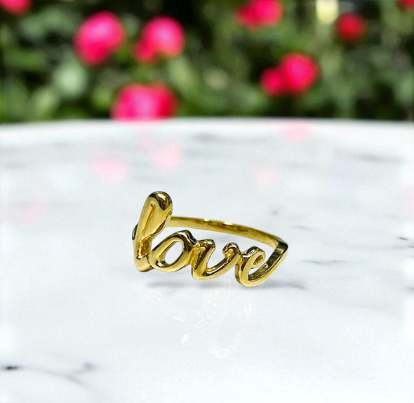 Love stackable ring