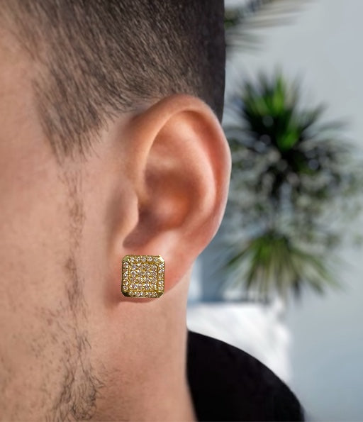 Mega stud earrings