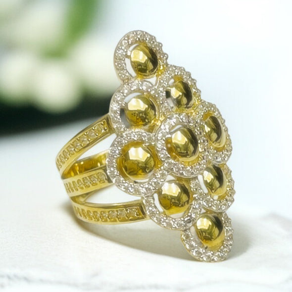 Balls cocktail ring