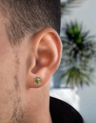 Stud Medusa earrings