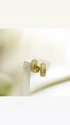 Lab grown diamond huggies earrings