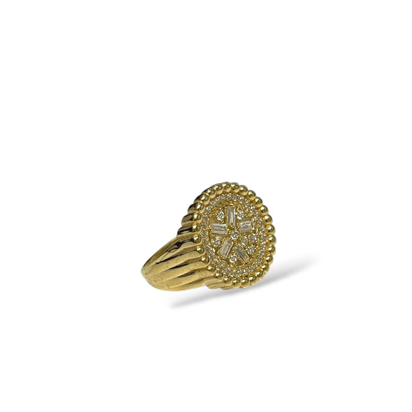 Baguettes in circle ring