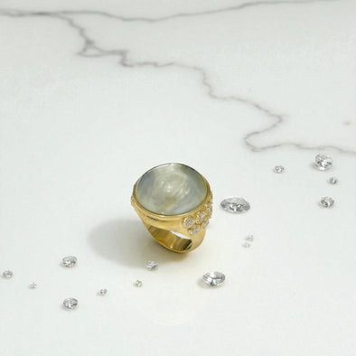 Pearl cocktail ring