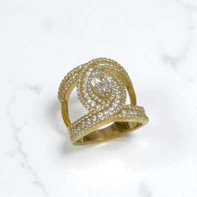 Globo cocktail ring