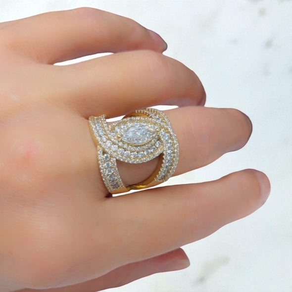 Globo cocktail ring