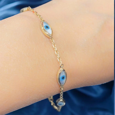 Evil eye bracelet