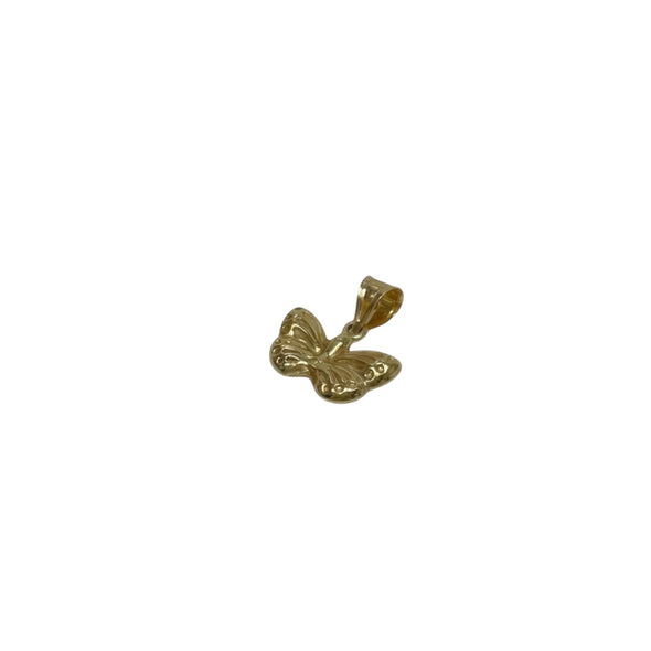 Small puffy butterfly pendant