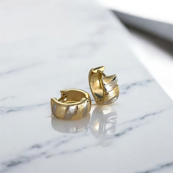 Lenny huggie earrings