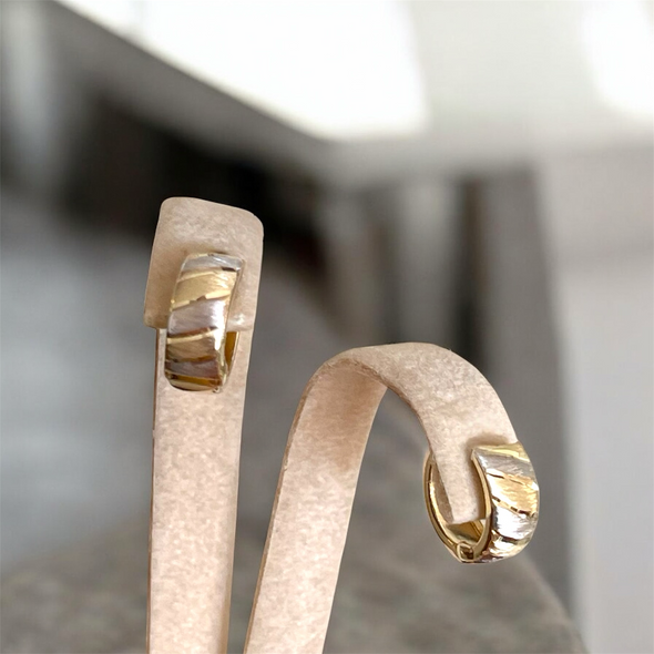 Lenny huggie earrings