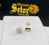 Amri round earrings E262 - Bijouterie Setor