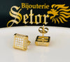 David diamond earrings DE024 - Bijouterie Setor