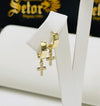 Dangling Cross earrings E296 - Bijouterie Setor