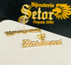 Name earrings E270 - Bijouterie Setor