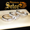 Nelly wedding rings TWR004 - Bijouterie Setor