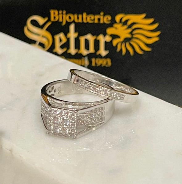 Jane wedding rings ZWR032 - Bijouterie Setor