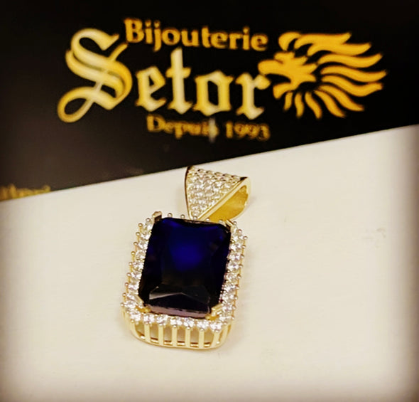 Sapphire pendant P330 - Bijouterie Setor