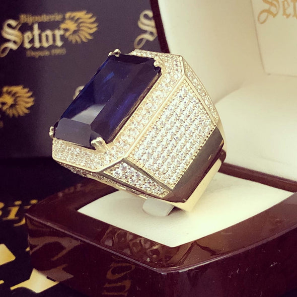 Lorenzo men’s gold ring MR-02 - Bijouterie Setor
