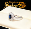 Bague saphir et diamant WDR035 - Bijouterie Setor