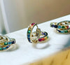 Rainbow earrings E091 - Bijouterie Setor