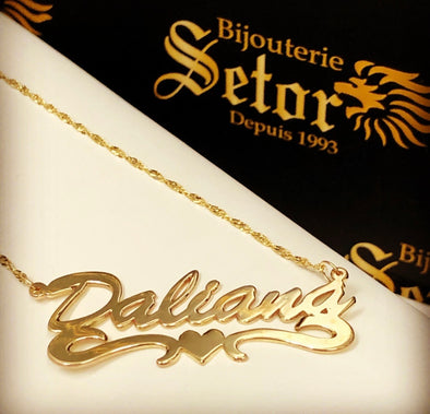 Daliana name necklace NC25 - Bijouterie Setor
