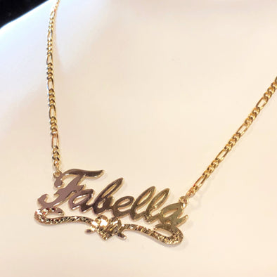 Fabella name necklace NC057 - Bijouterie Setor