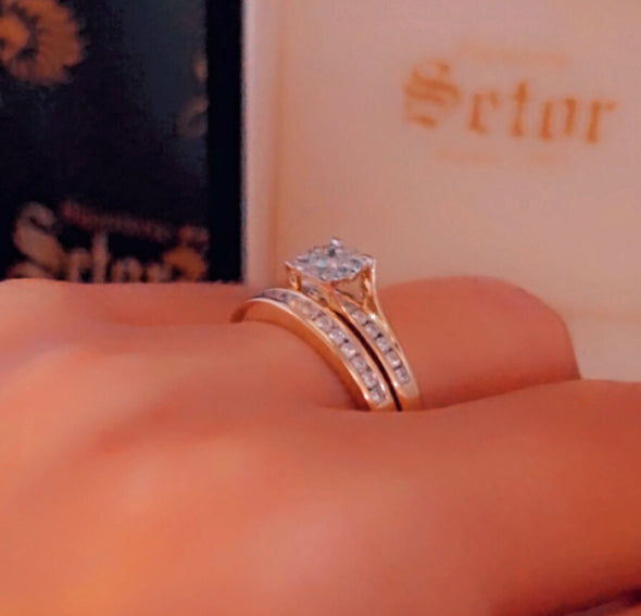 Rosina diamond wedding rings DWR057 - Bijouterie Setor