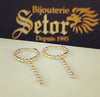 Nina dangling earrings E215 - Bijouterie Setor