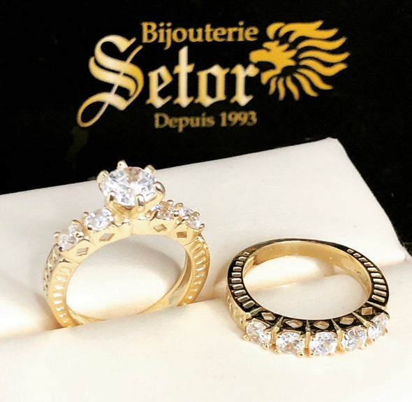 Monica wedding rings ZWR019 - Bijouterie Setor