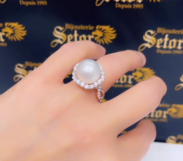 Perla diamond ring WDR044 - Bijouterie Setor
