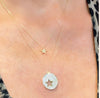 Double stars necklace WC173 - Bijouterie Setor